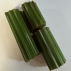 AS FOUND VINTAGE RIBBED YELLOW GREEN RED BLUE BAKELITE CATALIN ROD LOT-594 GRAMS — photo 3