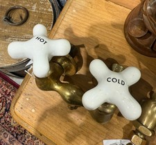 Antique Brass Porcelain Tub Faucet/Sink Faucet