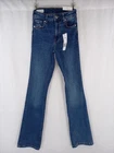 Zara Jeans Slim Bootcut Fit Mid Rise Blue Wash Stretchy Size W26 (W34 Euro) L33