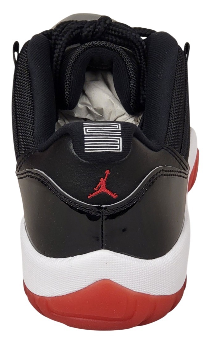 Nike Air Jordan 11 Retro 2025 Low Bred Red & Black Mens 9.5