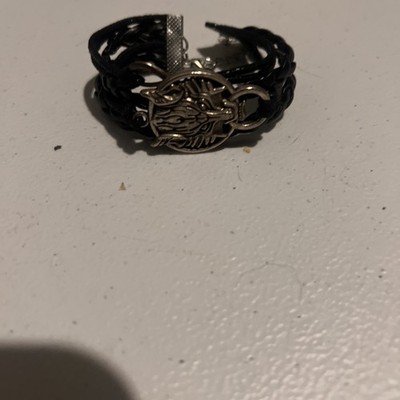 Final Fantasy VII Advent Children Bracelet  with Wolf and Infinity Symbols