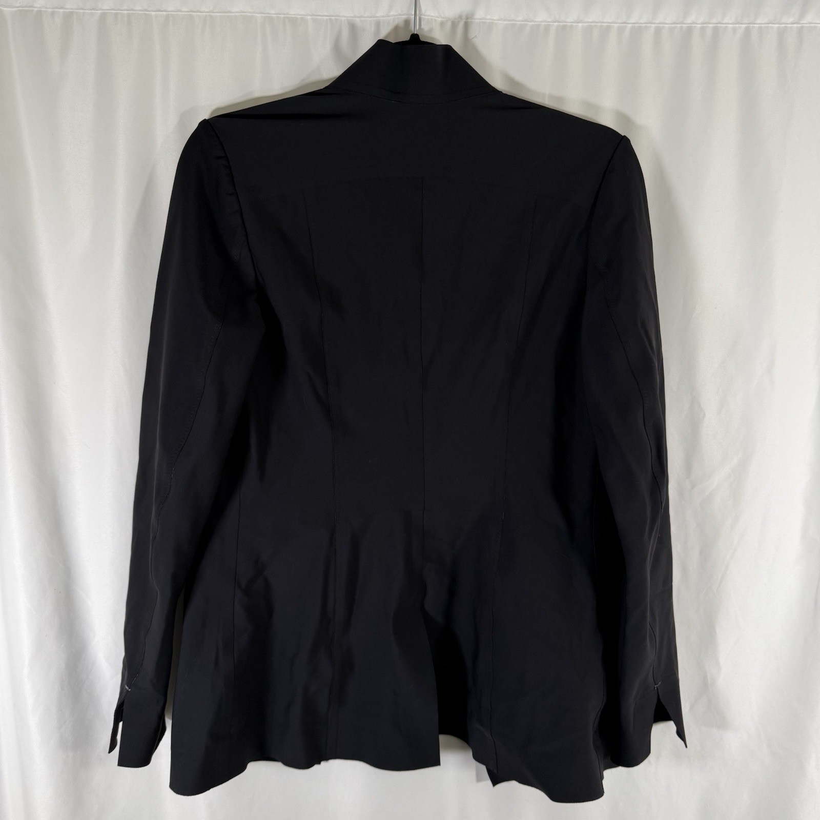 Athleta Jacket Women's 4 Solid Black Open Front P… - image 8