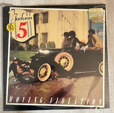 Jackson 5 Moving Violation 1975, Motown M6-829V1 Stereo Original Vinyl LP Sealed