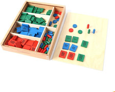 Professional Montessori Stamp Game Material Kids Counting Learning and Math Aids