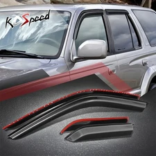 Window Visors Sun Guard Rain Deflector Vent Shade for Toyota 4Runner 1996-2002