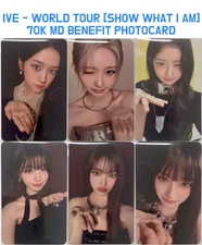 [IVE] WORLD TOUR - SHOW WHAT I AM 70K MD PHOTOCARD