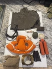 Vintage GI Joe Adventure Team Lot Scuba Gear Japan Tags Poncho
