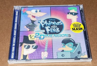Across the 1st & 2nd Dimensions by Phineas and Ferb NEW (CD, 2011, Walt Disney)