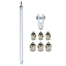 Pneumatic Cylinder 16mm Bore 300mm Stroke Air Cylinder Single Rod Double Acti...