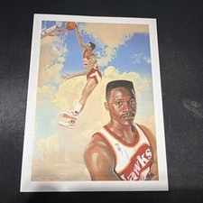 1990 NBA Hoops Art Cards (Bird, Dumars and more) - 7 card lot 