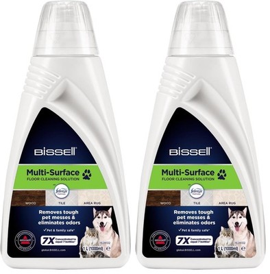 BISSELL Multi-Surface Pet Floor Cleaning Solution 1 l (2er Pack), Nylon/A
