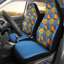 Winnie The Pooh Love Car Seat Covers Universal Fit 051312