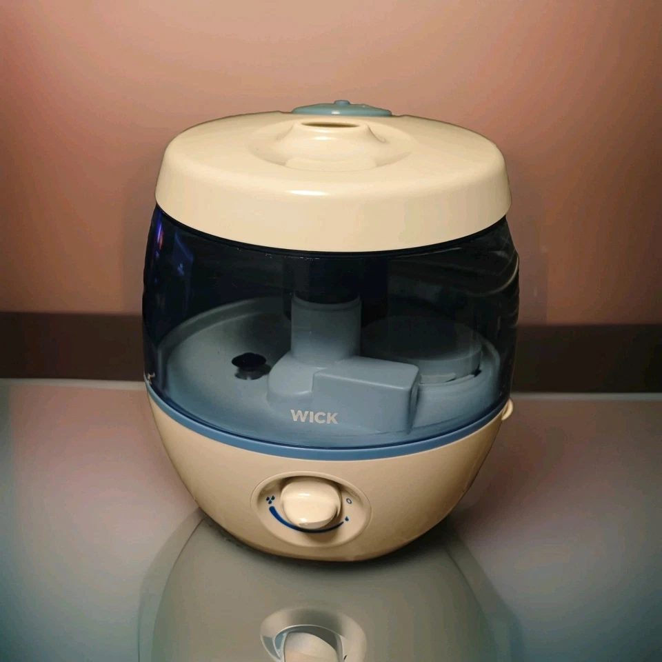 WICK® SweetDreams 2-in-1 Ultraschall Luftbefeuchter mit Lichtprojektion Weiß/Bla - Bild 2 von 4