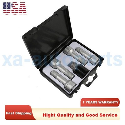 5Pcs Set Wheel Lug Locks Bolts Long Safety Bolts For Benz W166 S500 0019901707