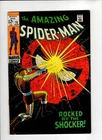 Amazing Spider-Man #72 1969 FN+ 6.5 "ROCKED BY THE SHOCKER!" ROMITA!