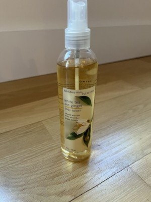 Bath and Body Works Pleasures WHITE TEA & GINGER 8 oz Body Splash Fragrance Mist