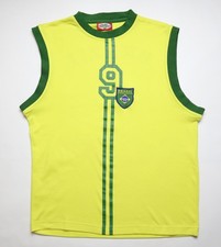 BRAZIL WORLD CUP VINTAGE CASUAL VEST TANK SHIRT JERSEY TOP SOCCER SIZE M MEDIUM