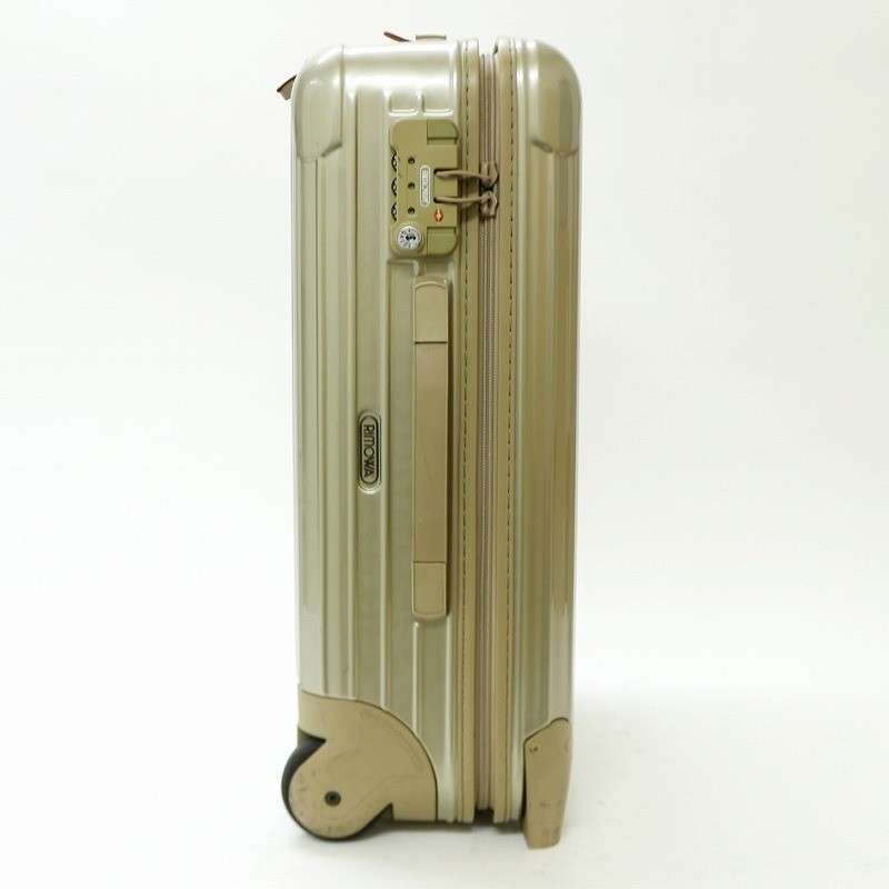 Rimowa x United Arrows 32L Gold 2-wheels Carry Case Suitcase