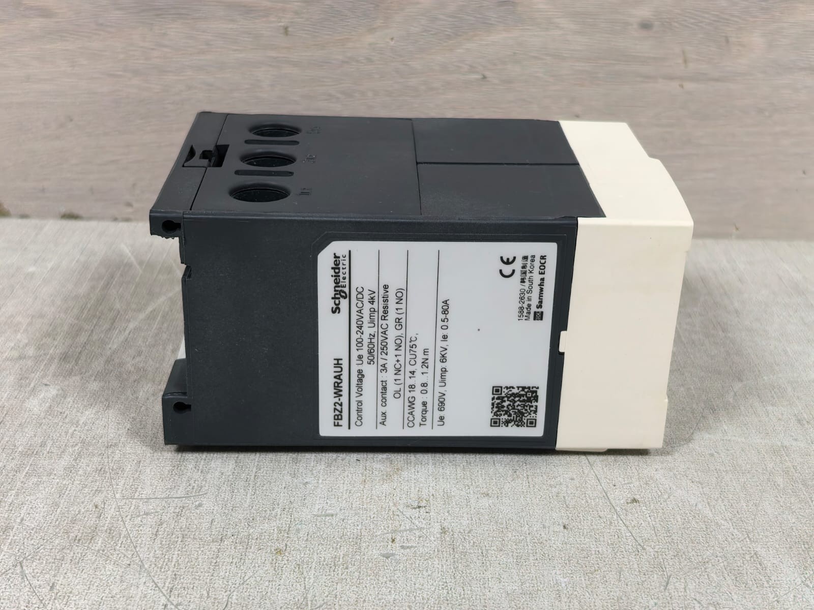 Schneider Electric FBZ2-WRAUH SCHNEIDER ELECTRIC FBZ2-WRAUH DIGITAL MOTOR PROTECTION RELAY 9