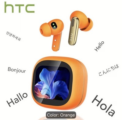 HTC NE 46 Superior Quality Wireless Headphones 150+ Language Translation 38H NEW