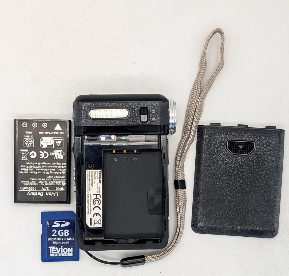 Traveler DV-5000 HD Compact Digital Video Camera 5MP 8x Digital Zoom Untested - Image 4 of 4