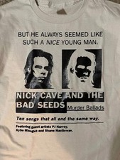Nick Cave And The Bad Seeds Murder Ballads T-Shirt Full Size S-5XL NA1112