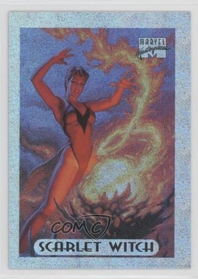1994 Fleer Marvel Masterpieces Limited Edition Holofoil Scarlet Witch #7 01v6