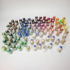 Thread Art Machine Embroidery Thread Lot 101 Spools 1000m B