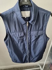 Navy Padded Vest. Full Zip. Size Small By Casual Friday.