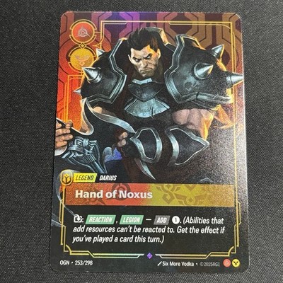Darius 253/298 Legend - Riftbound TCG League of Legends Near-Mint Foil English