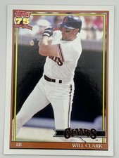 2026 Topps Will Clark T91-11 75th Anniversary