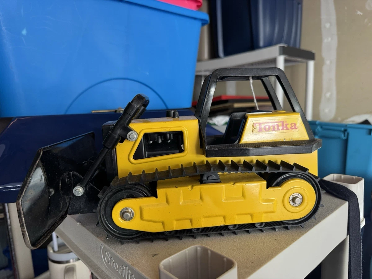 Tonka ショベルカー 黄色 Tonka Yellow Dozer Vintage Manufacture Diecast Construction
