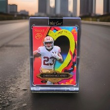 2026 Christian McCaffrey 1/1 Artist Proof Wild Card Wild Art San Francisco 49ers
