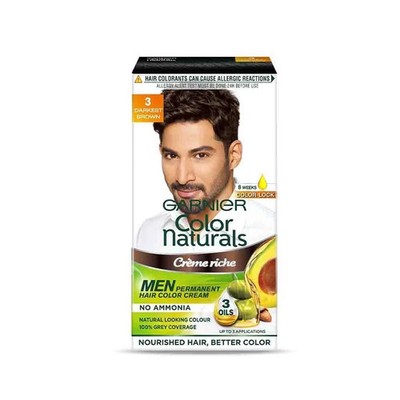 Garnier, Haarfärbecreme, langanhaltende Farbe/Nattierung: 3 dunkelste Braune,...