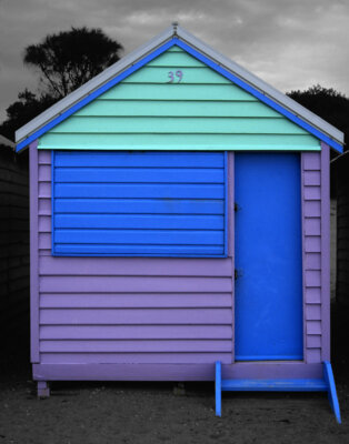 JUDY GELLES 'Beach Box #39', 2004 SIGNED Photo w/ Ltd. Ed. One Picture Book NEW!