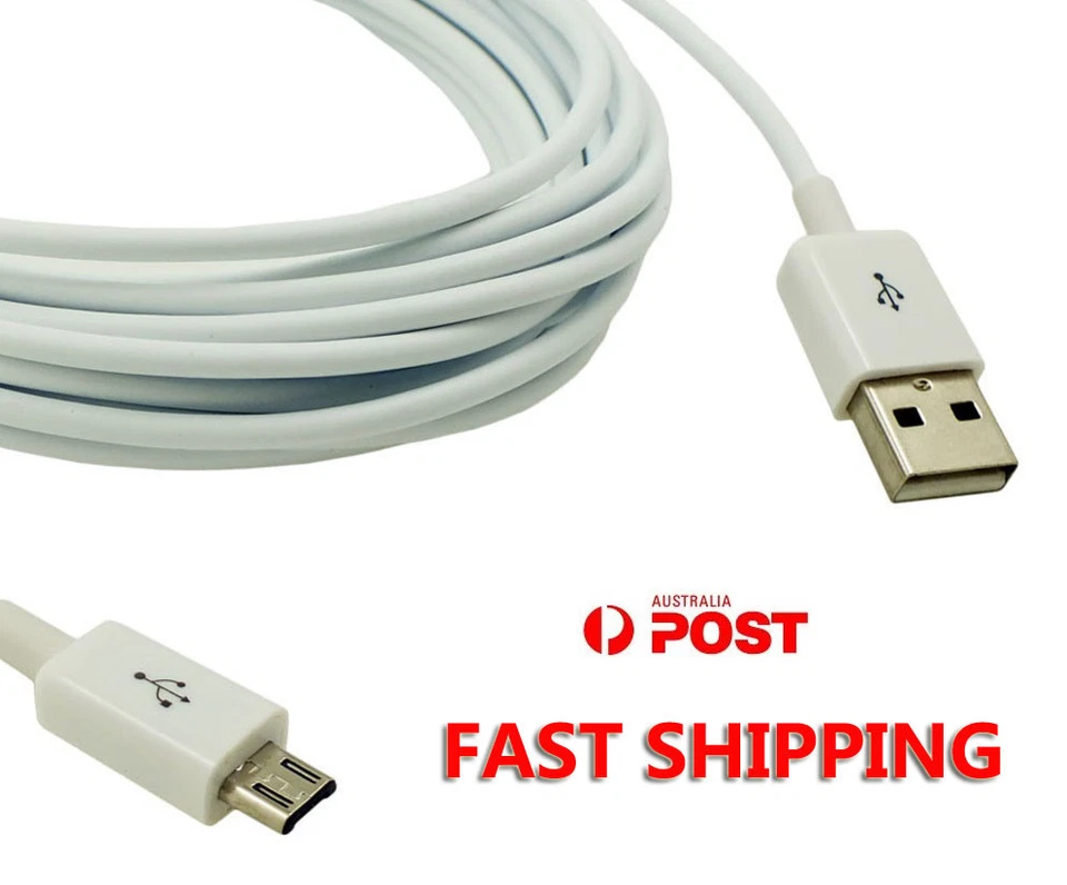 5M 3M Heavy Duty Thick Micro USB Cable Cord For Oppo F1s R9s R9 F1 /Plus F1 AU - Image 2 of 2