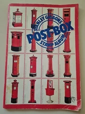 Vintage Stamp Album Stanley Gibbons Post Box Some Stamps 1980s