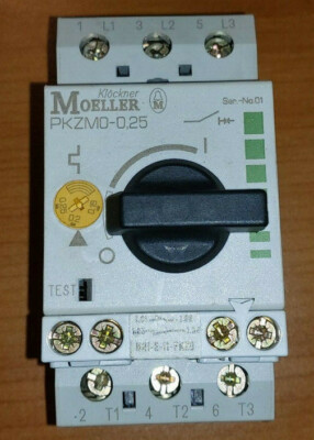 Moeller PKZMO-0,25 Transformatorschutzschalter Schraubanschluss