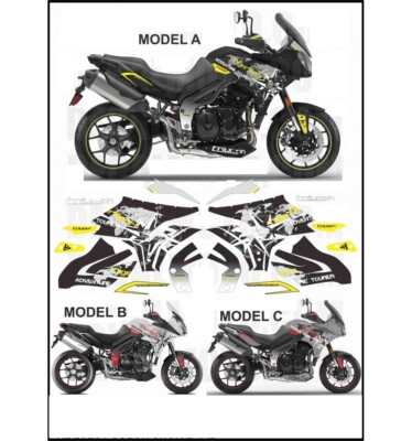 Stickers Tiger 1050 Sport World 2013 2021 Set Compatible