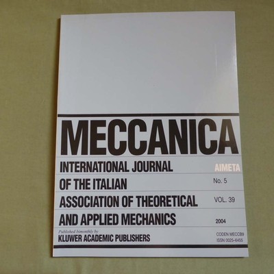 Meccanica 39_5 2004_International Journal of Theoretical and Applied Mechanics