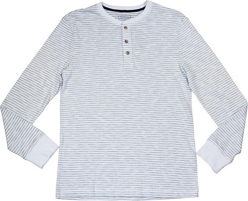 Club Room Herren Surf gestreift Henley Shirt Pullover Vielfalt - Bild 9 von 12