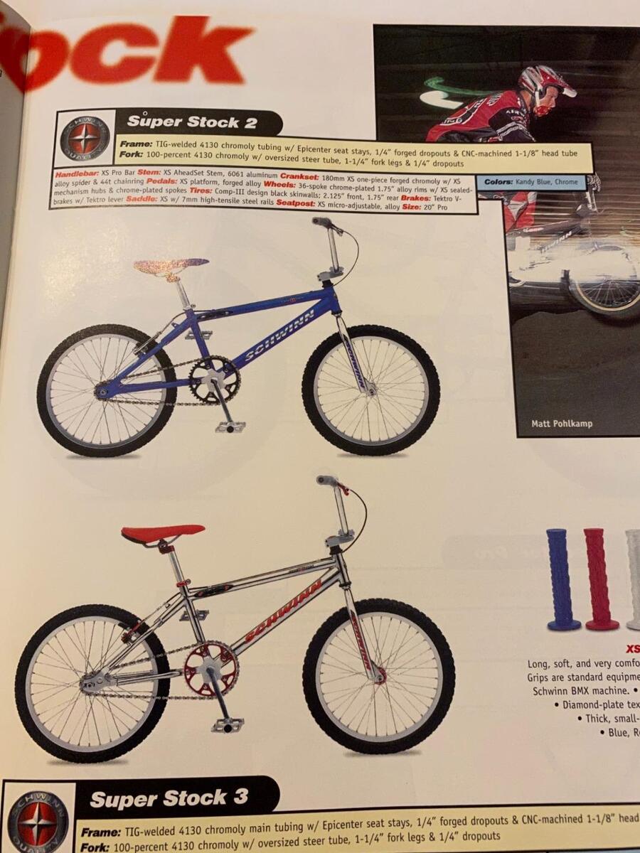 1996 Schwinn Bicycle Co. BMX Catalog brochure Hydraglide 1996 Schwinn Bicycle Co. BMX Catalog brochure Hydraglide