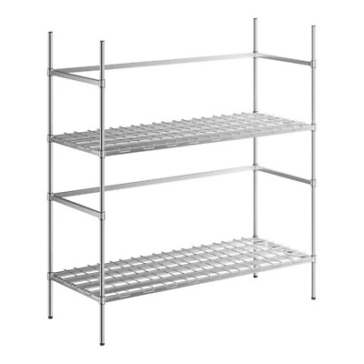 Regency 8 Keg Chrome Keg Rack - 24'' x 60'' x 64'' WS-460EC2460KR-24X60X64
