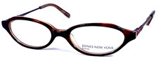 JONES NEW YORK J216 NOS Burgundy Red Tortoise 48-16-135 Eyeglasses Frame