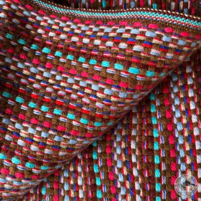 Kaschmirdecke "Mangala" - handgearbeitet aus Nepal, Tagesdecke, Sofadecke - Bild 1 von 4