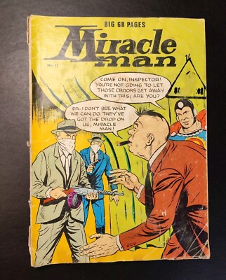 Miracle Man Nr. 12 Thorpe & Porter 1965-1966 Vintage Comic Buch Serie Kostenloser Versand