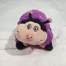Pillow Pets Purple Ladybug Large 18" Limited Edition 2011 See Photos