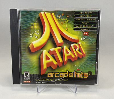 ATARI ARCADE HITS GAME CD ROM VIDEO GAME PC WINDOWS 95/98 HASBRO ...
