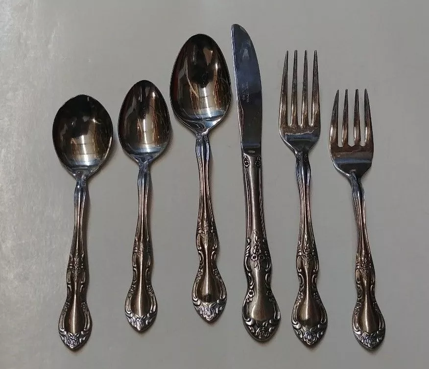 The Cellar ROSEBUD Stainless Flatware Choice Piece GOOD Condition