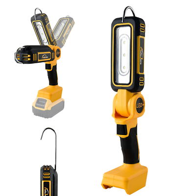 3000LM LED Work Light Flashlight 30W Spotlight For DeWalt 20V MAX Li-Ion Battery